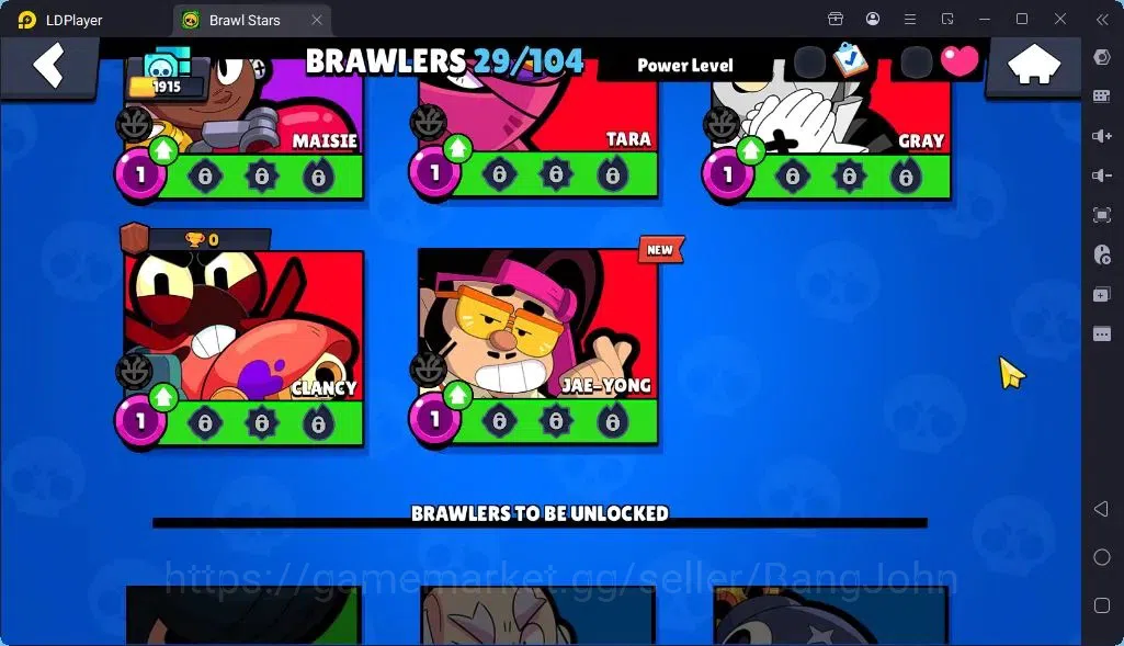 Brawl Stars Accounts Global |Trophy 1915 | Brawler 29| Skins 2 Mythic,7Epic| Bling 9184|Protect Off|Check SS BRS302B 10