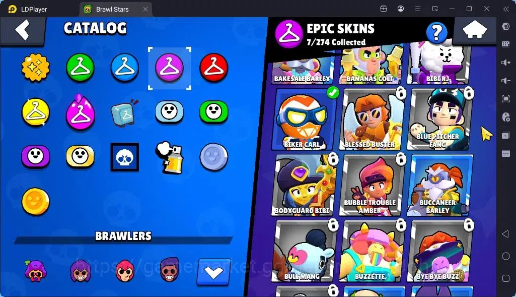 Brawl Stars Accounts Global |Trophy 1915 | Brawler 29| Skins 2 Mythic,7Epic| Bling 9184|Protect Off|Check SS BRS302B 12