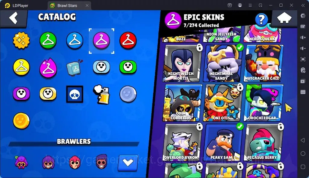 Brawl Stars Accounts Global |Trophy 1915 | Brawler 29| Skins 2 Mythic,7Epic| Bling 9184|Protect Off|Check SS BRS302B 15