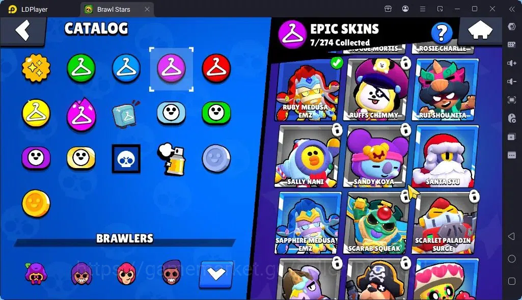 Brawl Stars Accounts Global |Trophy 1915 | Brawler 29| Skins 2 Mythic,7Epic| Bling 9184|Protect Off|Check SS BRS302B 16