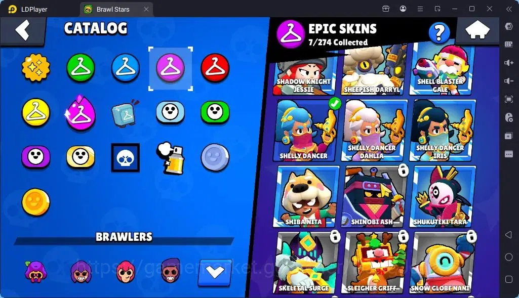 Brawl Stars Accounts Global |Trophy 1915 | Brawler 29| Skins 2 Mythic,7Epic| Bling 9184|Protect Off|Check SS BRS302B 17