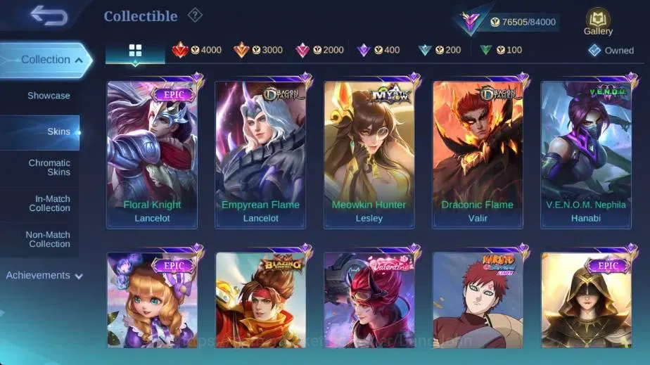 Mobile Legends: Bang Bang Accounts Global|Skin 329|Renowned|SoulVessel Benedetta,KOF  image 10