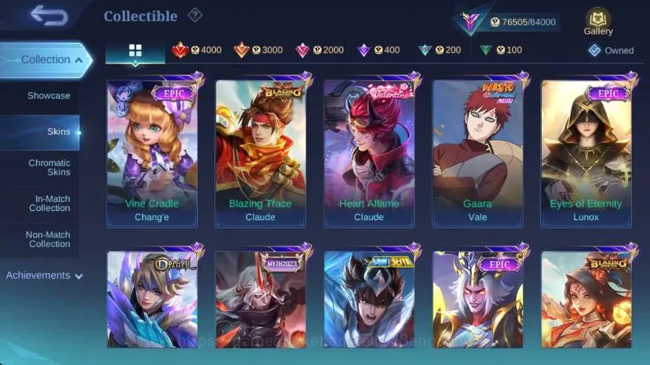 Mobile Legends: Bang Bang Accounts Global|Skin 329|Renowned|SoulVessel Benedetta,KOF  image 11