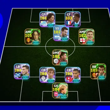 eFootball Legends & Iconic Players EFOOTBALL 2026  | PACK FRANCE, TOTTI, GERARD, CAFU image 1