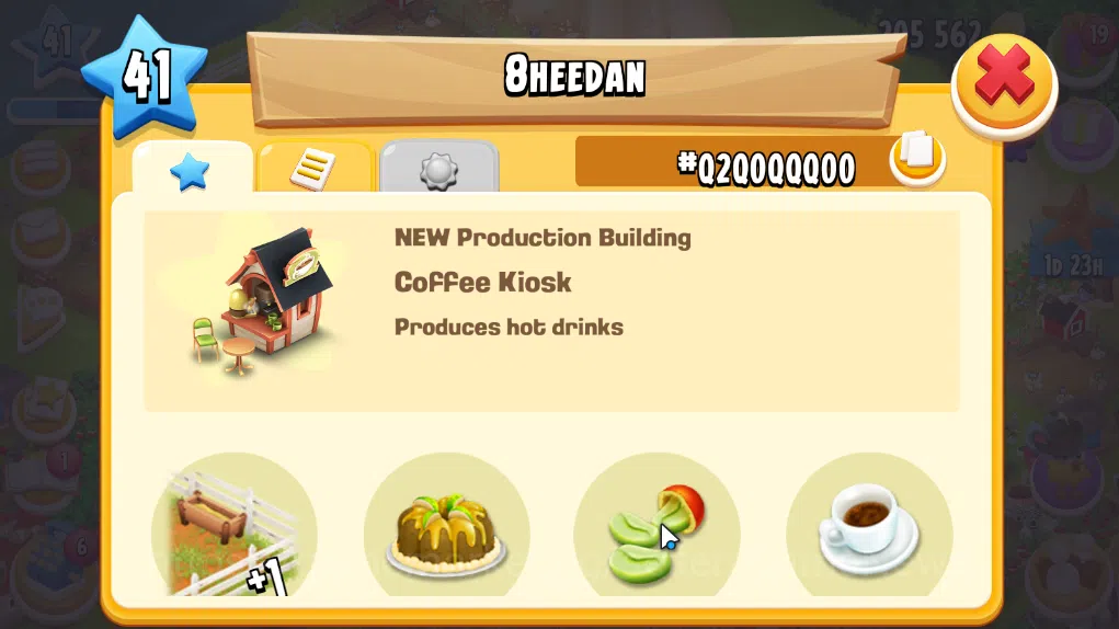 Hay Day Accounts Level 41 | Barn Storage 1100 + Silo Storage 625 | 205k Coins, 32 Diamonds |CN ON|Log Supercell ID|Take 11