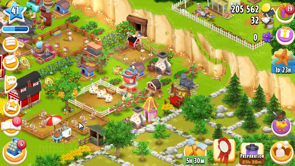 Hay Day Accounts Level 41 | Barn Storage 1100 + Silo Storage 625 | 205k Coins, 32 Diamonds |CN ON|Log Supercell ID|Take 2
