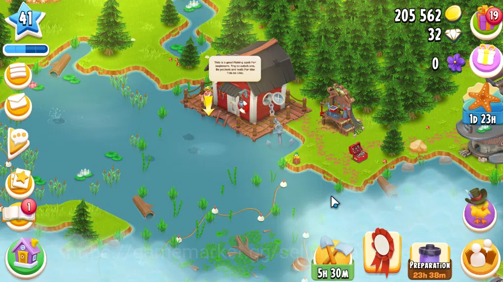 Hay Day Accounts Level 41 | Barn Storage 1100 + Silo Storage 625 | 205k Coins, 32 Diamonds |CN ON|Log Supercell ID|Take 5