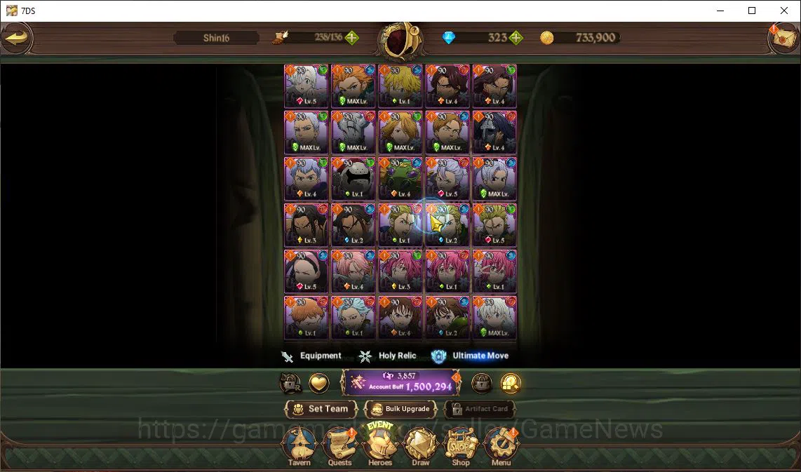The Seven Deadly Sins: Grand Cross Accounts Global | 1,5 M CC | Chapter 2 | 323 Dm+1 Seventh S image 13