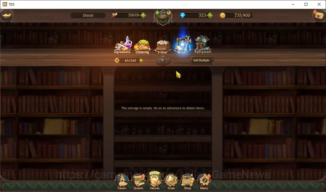 The Seven Deadly Sins: Grand Cross Accounts Global | 1,5 M CC | Chapter 2 | 323 Dm+1 Seventh S image 3