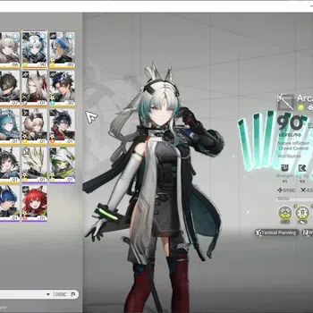 Arknights: Endfield Accounts Asia|Lvl 53|61K Oro+174 Ori|4 SSR 2 Limited + 11(*6Weapon)|(Arcane,ZhuangFangyi)+Sign|Selector