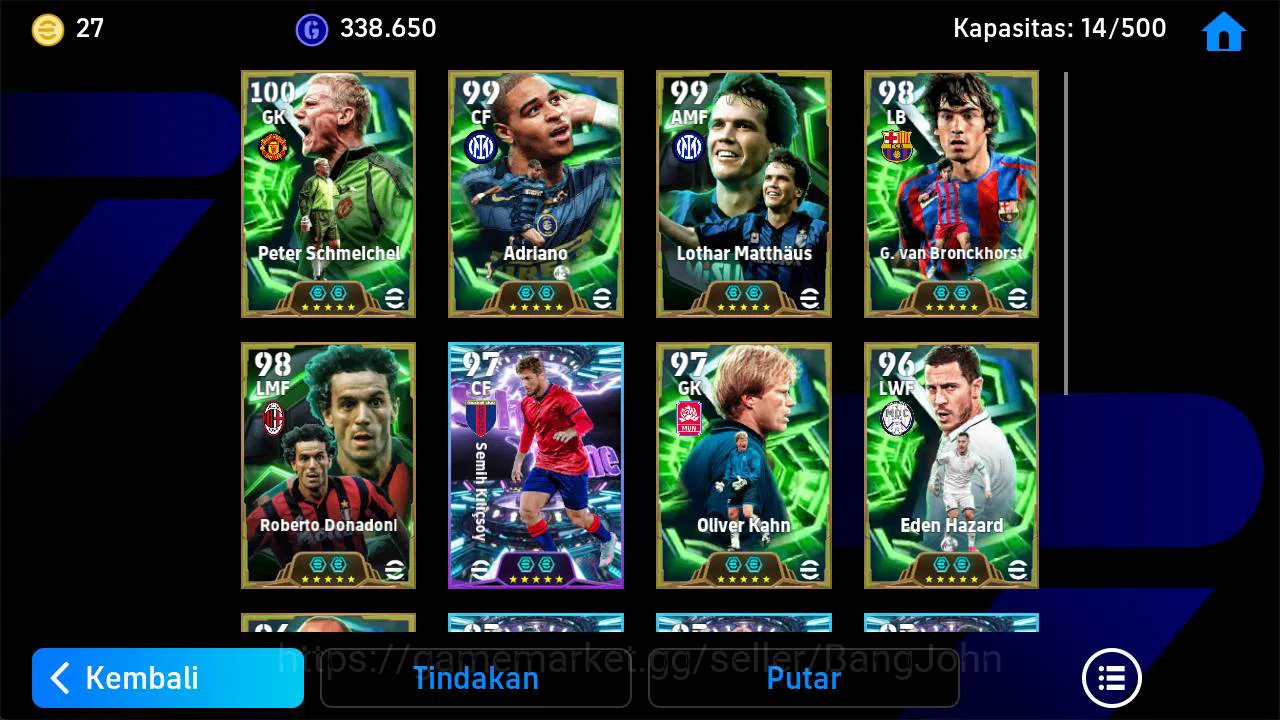 eFootball Accounts power 3148, p schemeichel epic, Adriano epic, math image 4