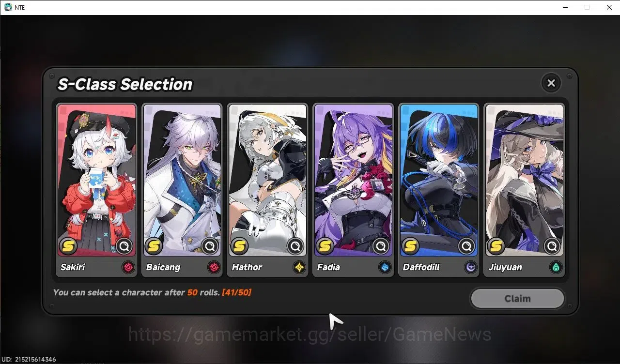 Neverness to Everness Accounts GLOBAL NA |HL 3| 1 SSR Meta Nanaly A1+1 S-Class Ch image 6