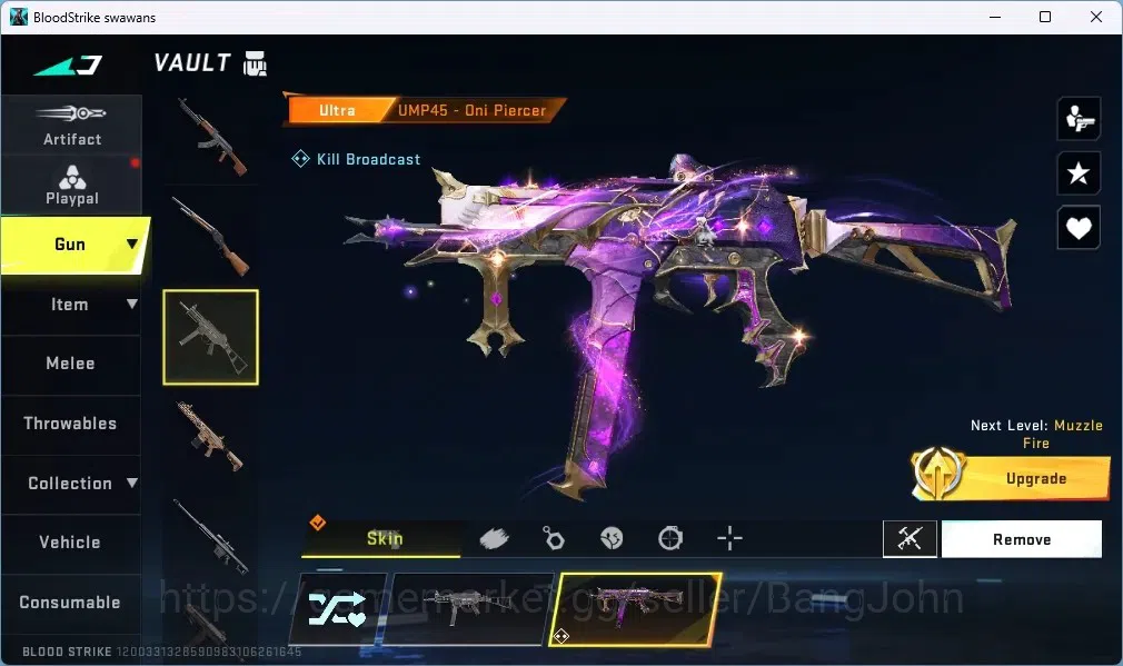 Blood Strike Accounts ASIA | Eternal UZI - Star Chaser|2 AOT,1 TR Guns|4 image 11