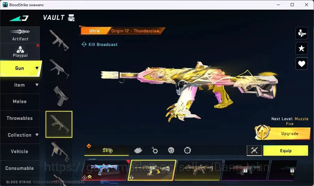 Blood Strike Accounts ASIA | Eternal UZI - Star Chaser|2 AOT,1 TR Guns|4 image 3