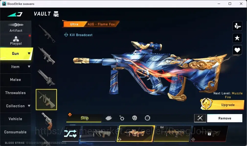 Blood Strike Accounts ASIA | Eternal UZI - Star Chaser|2 AOT,1 TR Guns|4 image 6