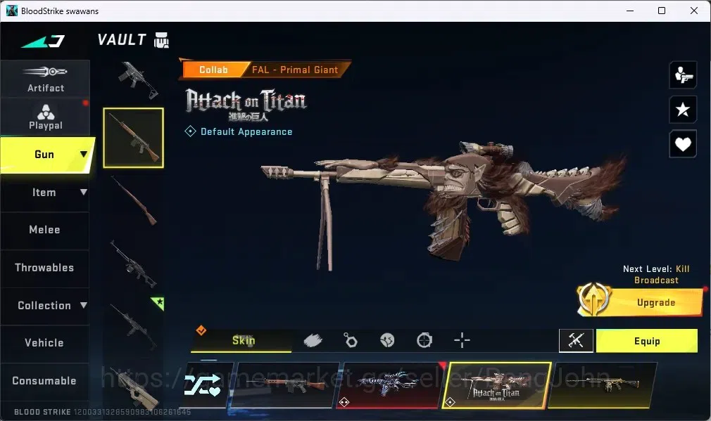 Blood Strike Accounts ASIA | Eternal UZI - Star Chaser|2 AOT,1 TR Guns|4 image 9