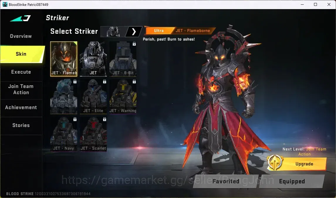 Blood Strike Accounts ASIA | ETERNAL AUG-Empyrean | ULTRA JET-FLAMEBORN  image 6