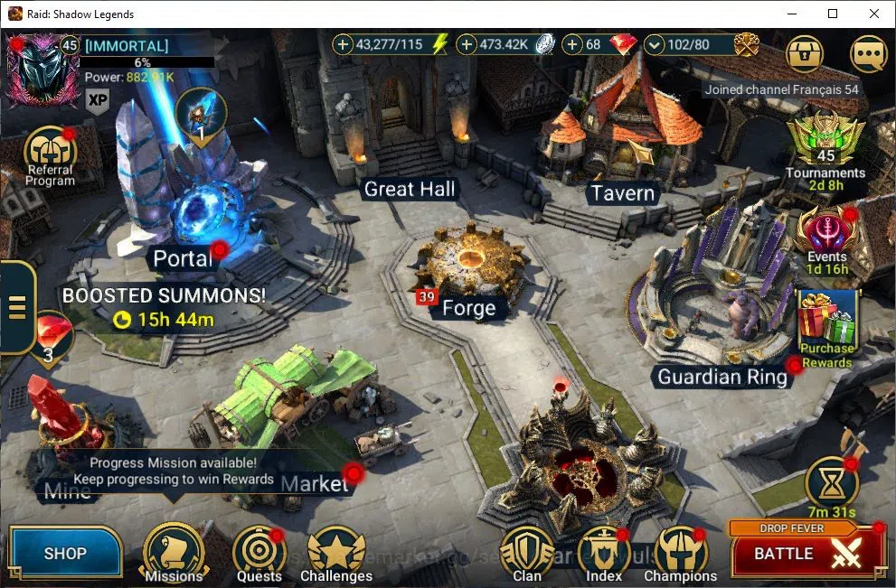 Raid: Shadow Legends Accounts Lv45 882K Power|1 Mythic(Frolni)|22 Legend(Krisk,B image 1