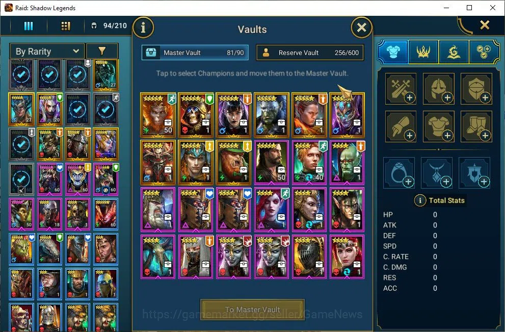 Raid: Shadow Legends Accounts Lv45 882K Power|1 Mythic(Frolni)|22 Legend(Krisk,B image 3