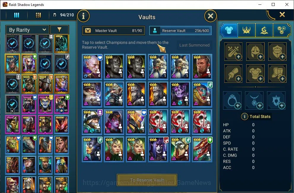Raid: Shadow Legends Accounts Lv45 882K Power|1 Mythic(Frolni)|22 Legend(Krisk,B image 4