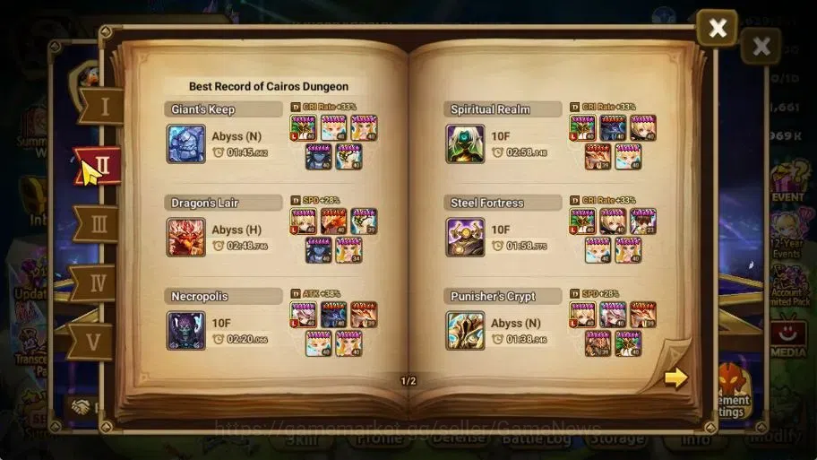 Summoners War: Sky Arena Accounts End-Game ASIA Lv 68|2 LD[Valantis,Shazam]+27 Total NB5[Teshar,Orphina,Angela]+45 4