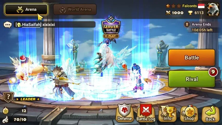 Summoners War: Sky Arena Accounts End-Game ASIA Lv 68|2 LD[Valantis,Shazam]+27 Total NB5[Teshar,Orphina,Angela]+45 9