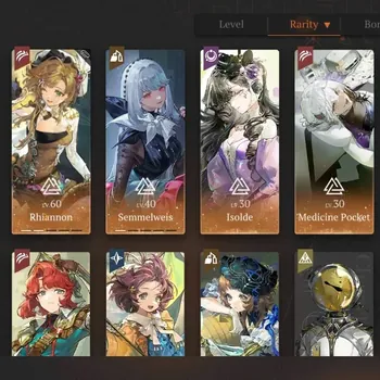 Reverse: 1999 Accounts Midgame Global|Lv 57|12K CD,21 Unilog|15 SSR 3 Limit|Nautika P5,Rhiannon P2,Beryl