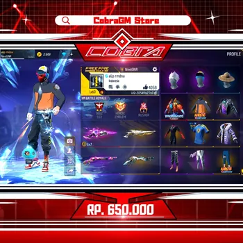 Free Fire Accounts Akun Free Fire Vault 445 | Evo 3 Max 1 | FrostFire | Naruto | Void | Football Star | Genji | Jerami