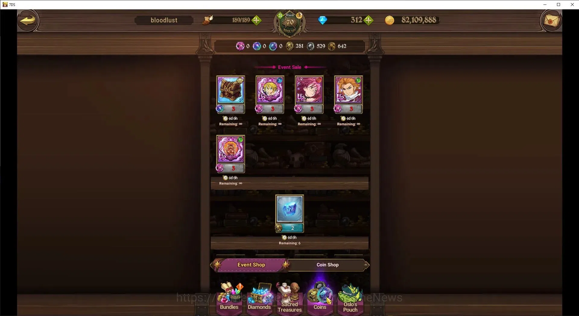 The Seven Deadly Sins: Grand Cross Accounts ASIA|4,2M CC|312 DM+71 LS|7 LR+7 UR+Collab ReZero| image 15