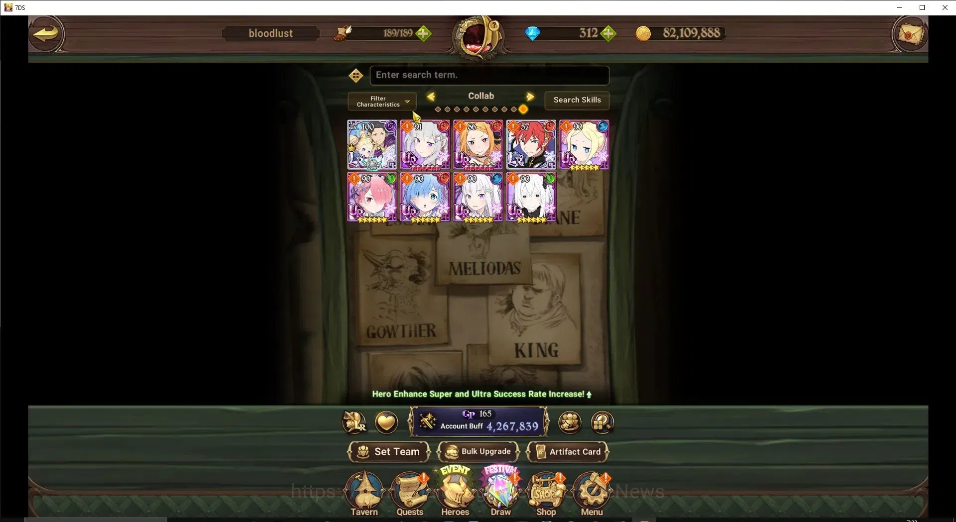The Seven Deadly Sins: Grand Cross Accounts ASIA|4,2M CC|312 DM+71 LS|7 LR+7 UR+Collab ReZero| image 4