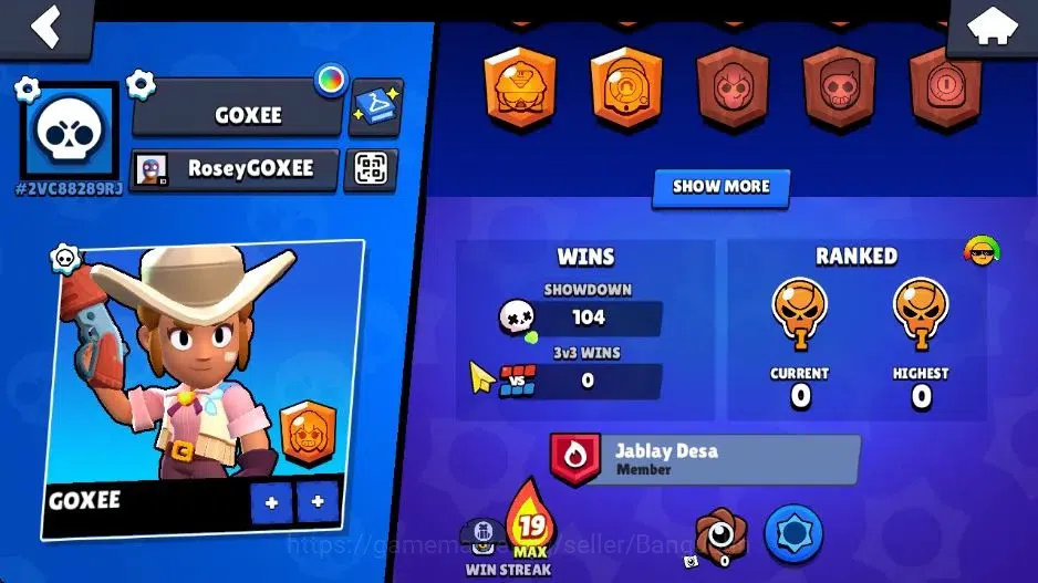 Brawl Stars Accounts Android | Starter 2024 Thropy|18 Brawler|7 Brawler image 7