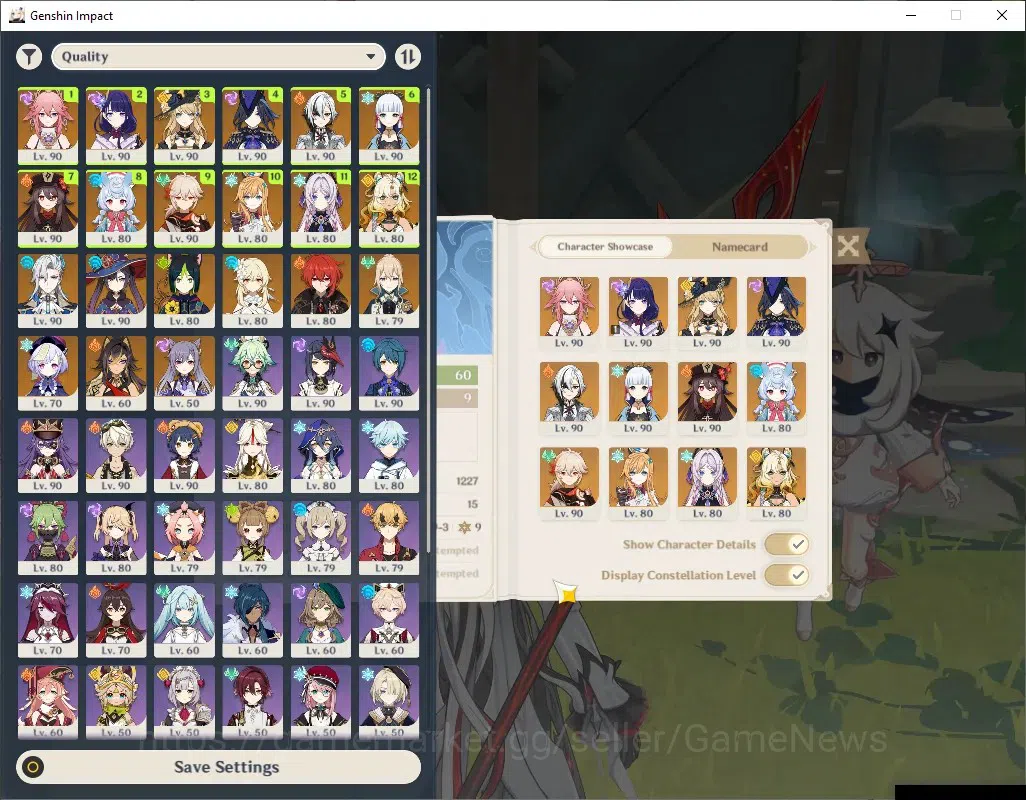 Genshin Impact Accounts ASIA|AR 60|Arle+Sign+PremTeam|13 Limited+7(*5Weap) image 2