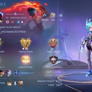 Mobile Legends: Bang Bang Accounts Collector Global|Skin 173|Expert|Collector Natalia,Blazing Layla+Franco+Claude,DragonT