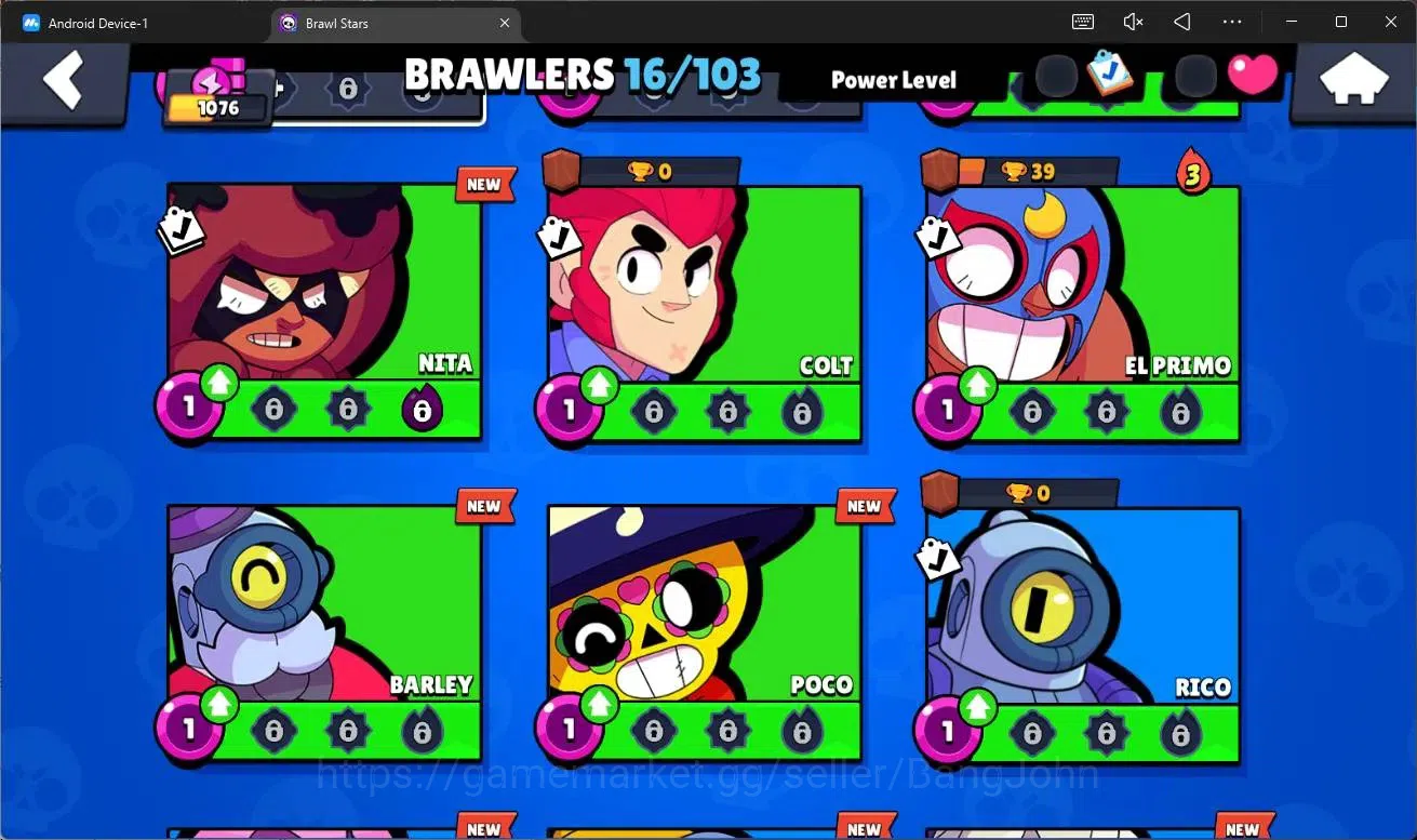 Brawl Stars Accounts Global | 16 Brawler|1076 Trophy|2 Lv 11 (Draco,She image 6