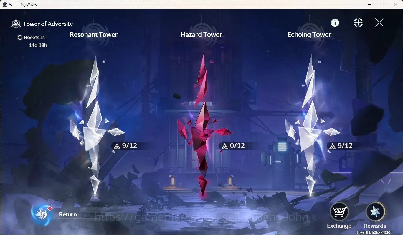 Wuthering Waves Accounts EU|UL 49|Rank 5|4 Char Limited [Lucy RC1,Lucilla,R image 12