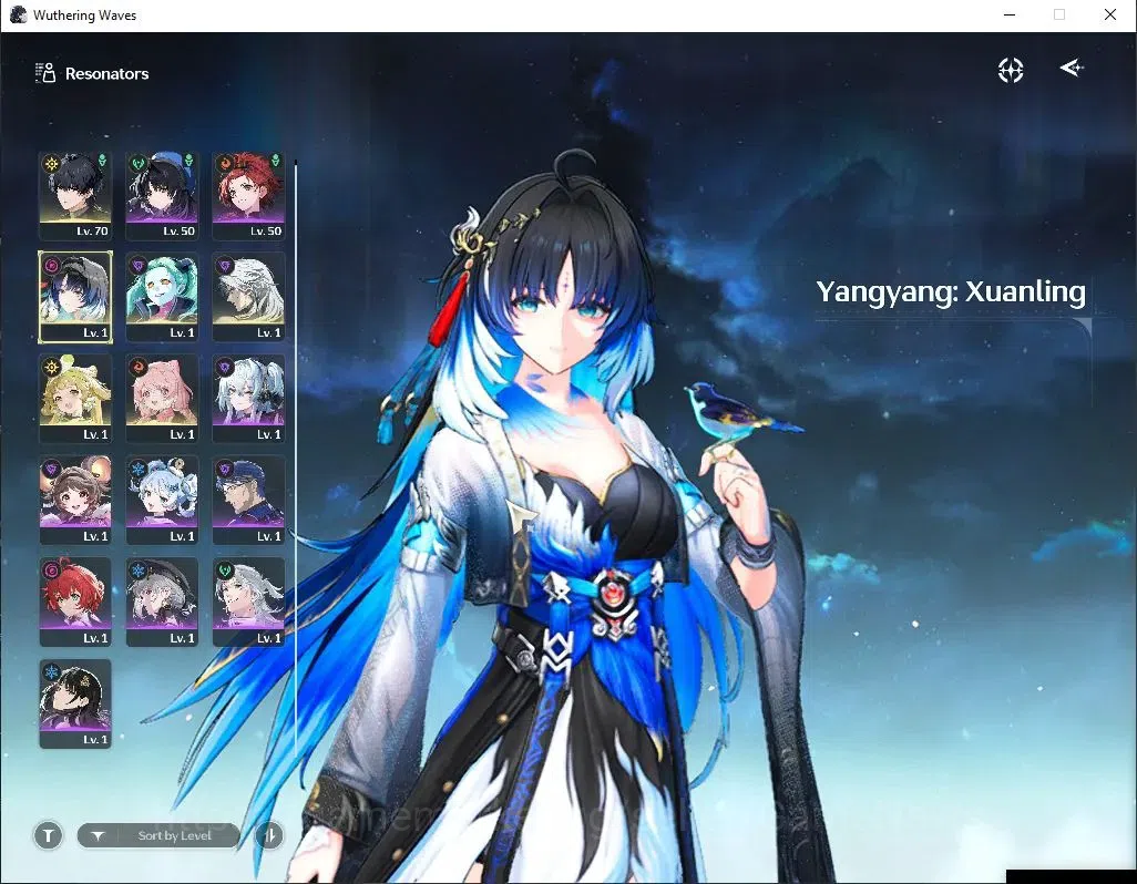 Wuthering Waves Accounts Others SEA |UL 49|2 Limited| Yangyang:Xuanling RC 5 + Signature, Rebecca |DB Lvl 30|MC Male|Log 2