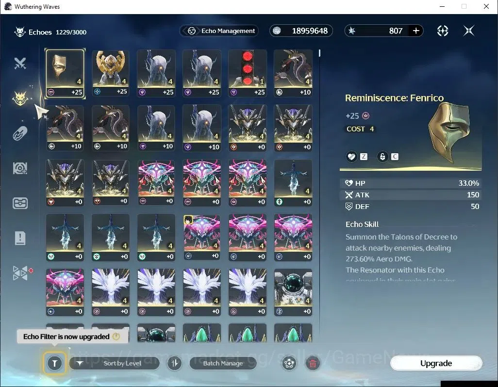 Wuthering Waves Accounts Others SEA |UL 49|2 Limited| Yangyang:Xuanling RC 5 + Signature, Rebecca |DB Lvl 30|MC Male|Log 9