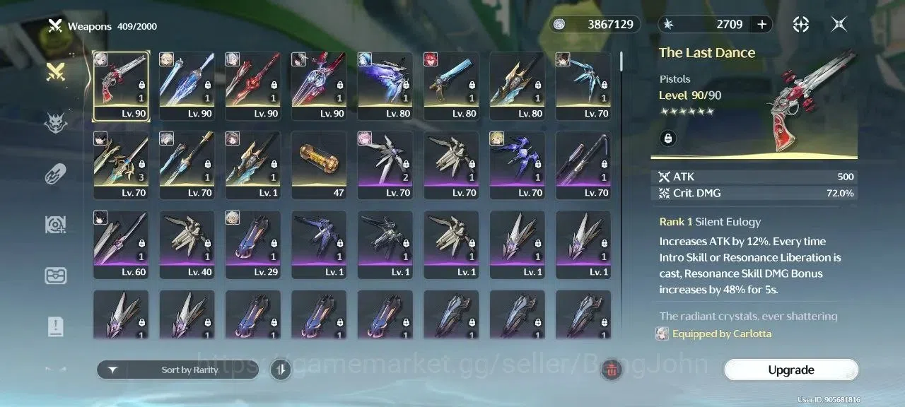 Wuthering Waves Accounts SEA|UL71|SOL3R8|Midgame|8Limit[Denia,Cartethyia,Ch image 2