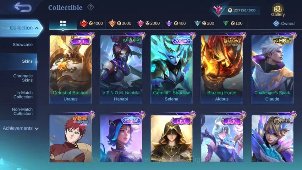Mobile Legends: Bang Bang Accounts Global|Hero 132|Skin 427|Legend Gusion,Aspriant Ch image 10