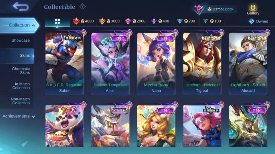 Mobile Legends: Bang Bang Accounts Global|Hero 132|Skin 427|Legend Gusion,Aspriant Ch image 17