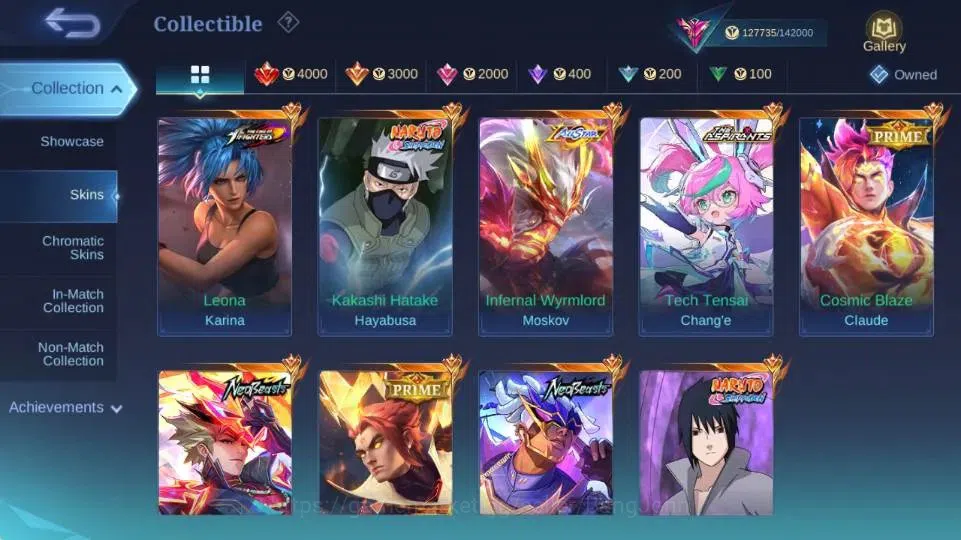 Mobile Legends: Bang Bang Accounts Global|Hero 132|Skin 427|Legend Gusion,Aspriant Ch image 20