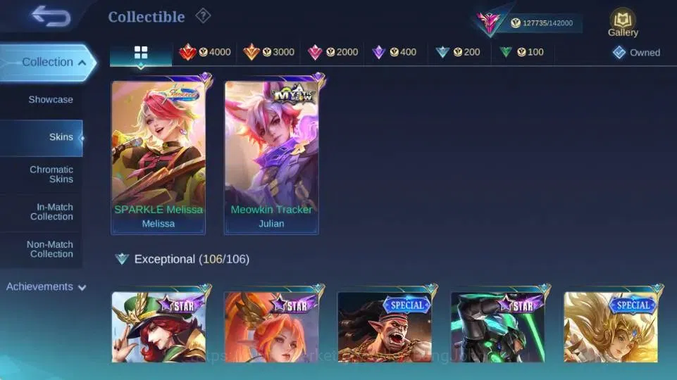 Mobile Legends: Bang Bang Accounts Global|Hero 132|Skin 427|Legend Gusion,Aspriant Ch image 5