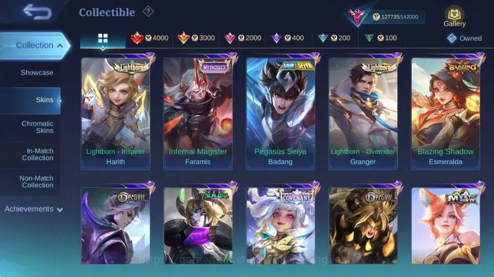 Mobile Legends: Bang Bang Accounts Global|Hero 132|Skin 427|Legend Gusion,Aspriant Ch image 8