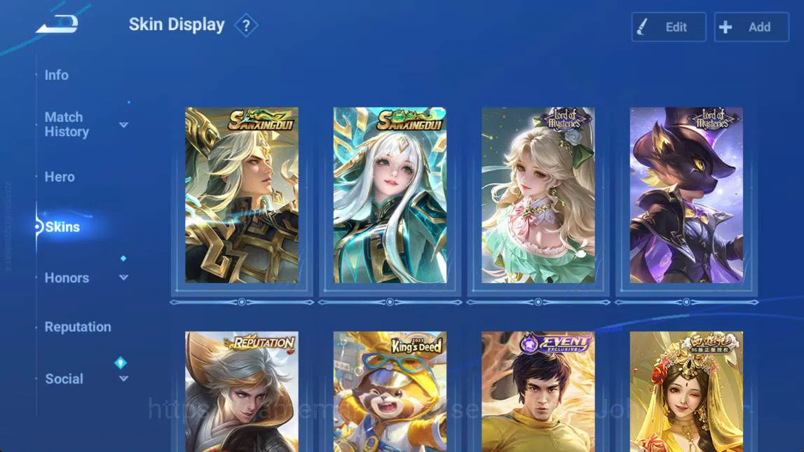 Honor of Kings Accounts GLOBAL | hero 112, skin 154 | flawless arli+daji,  image 2