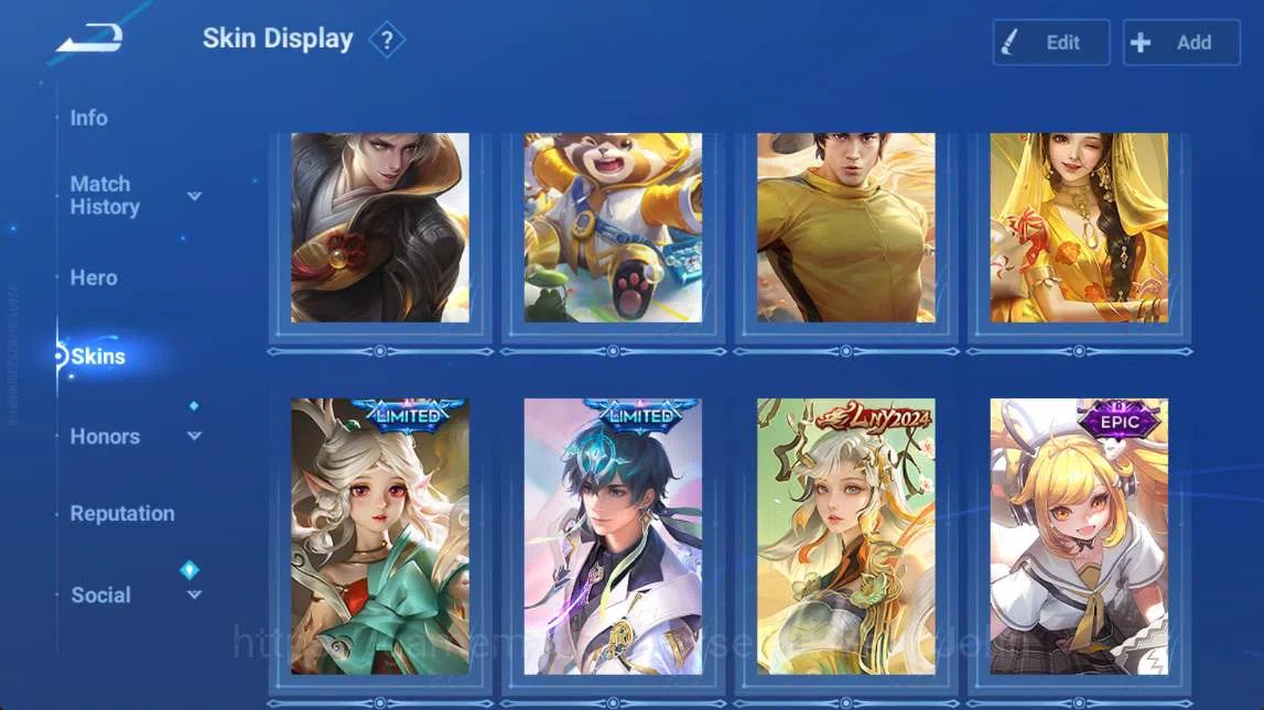 Honor of Kings Accounts GLOBAL | hero 112, skin 154 | flawless arli+daji,  image 3
