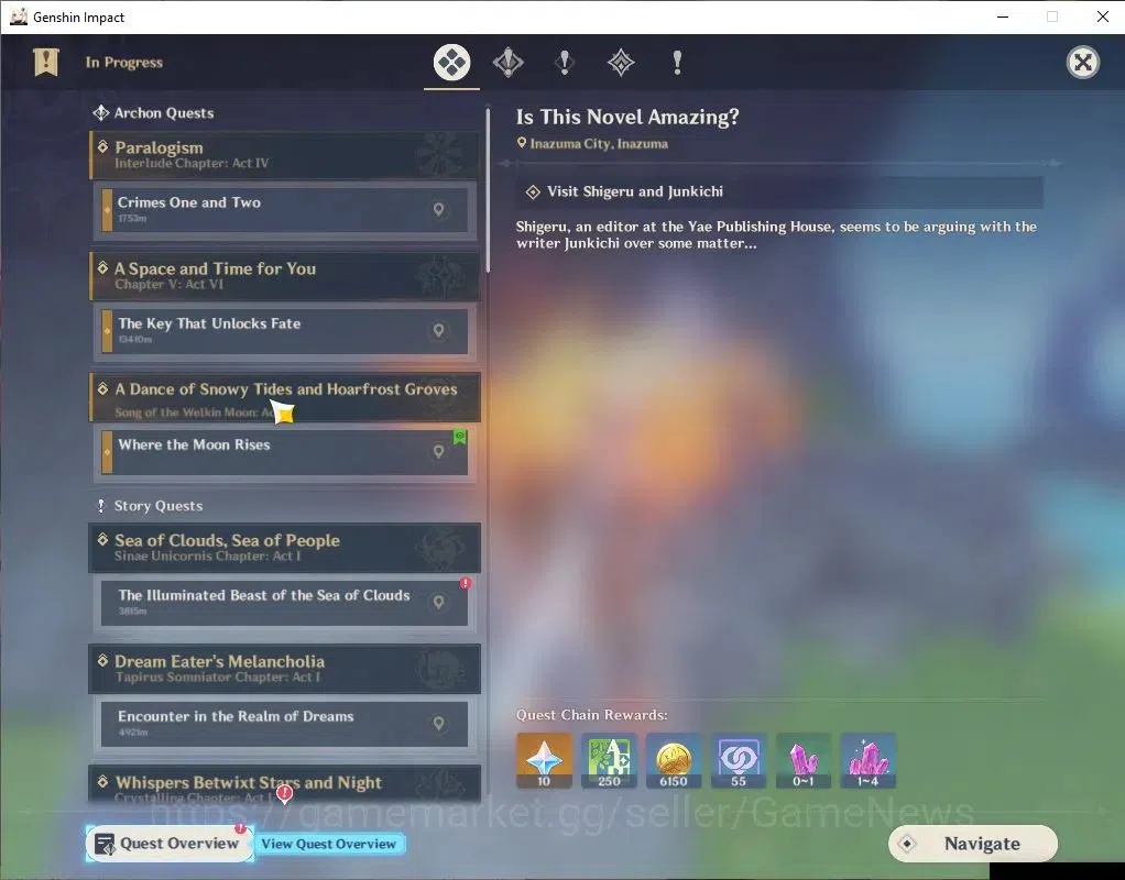 Genshin Impact Accounts Asia|AR 55|6 Limited+1(*5Weapon)|MavuikaC1,Skirk,C image 12
