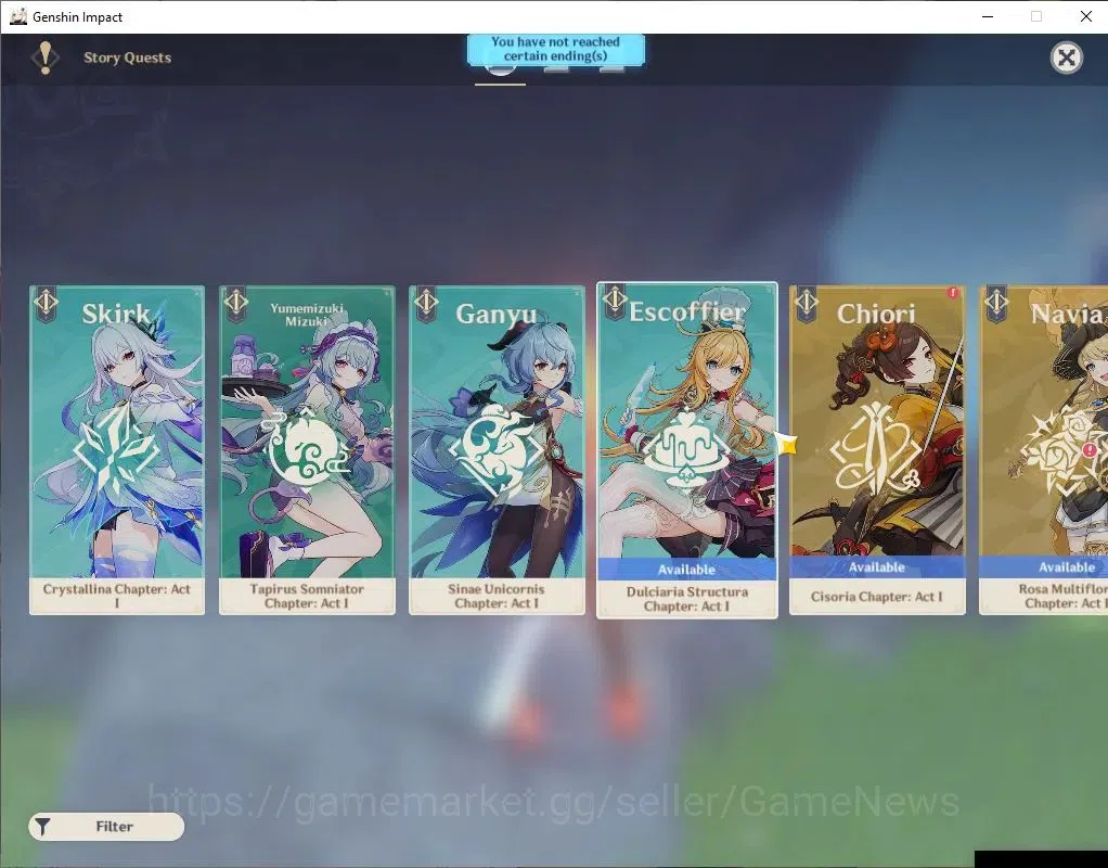 Genshin Impact Accounts Asia|AR 55|6 Limited+1(*5Weapon)|MavuikaC1,Skirk,C image 13