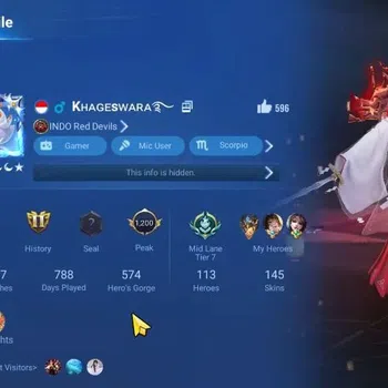 Honor of Kings Accounts Rare Skin Global|113H