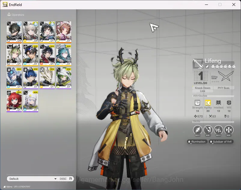 Arknights: Endfield Accounts Starter Fresh | NA/EU |  6-Star Lifeng | 6-Star Ar image 2