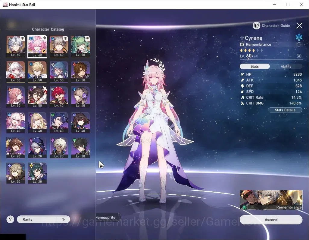 Honkai Star Rail Accounts ASIA |TL 41|3 Limited| Cyrene, Phainon, Huohuo |Pe image 4
